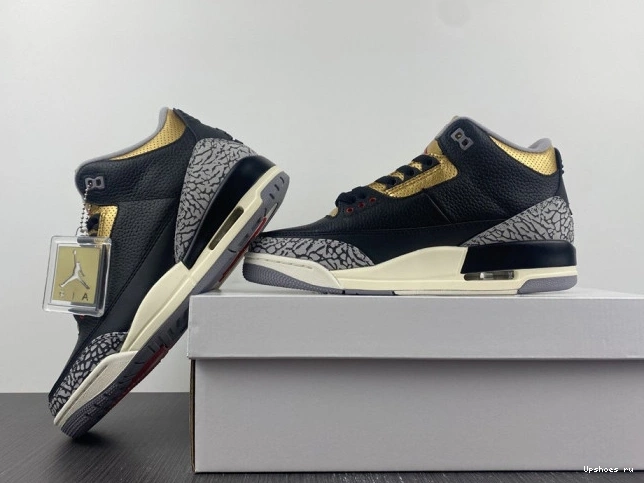 Jordan “Black Air 3 Gold” CK9246-067 WMNS 0828